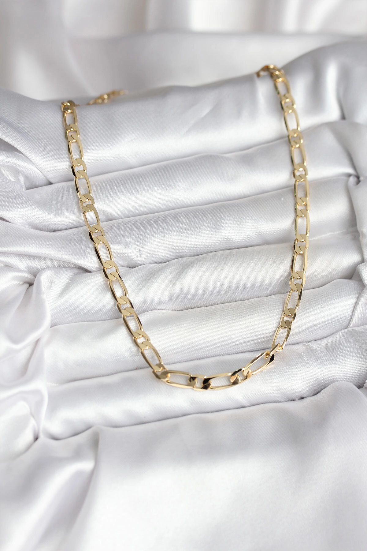 14K Gold Renk Kaplama Model CM Kadın Kolye-1