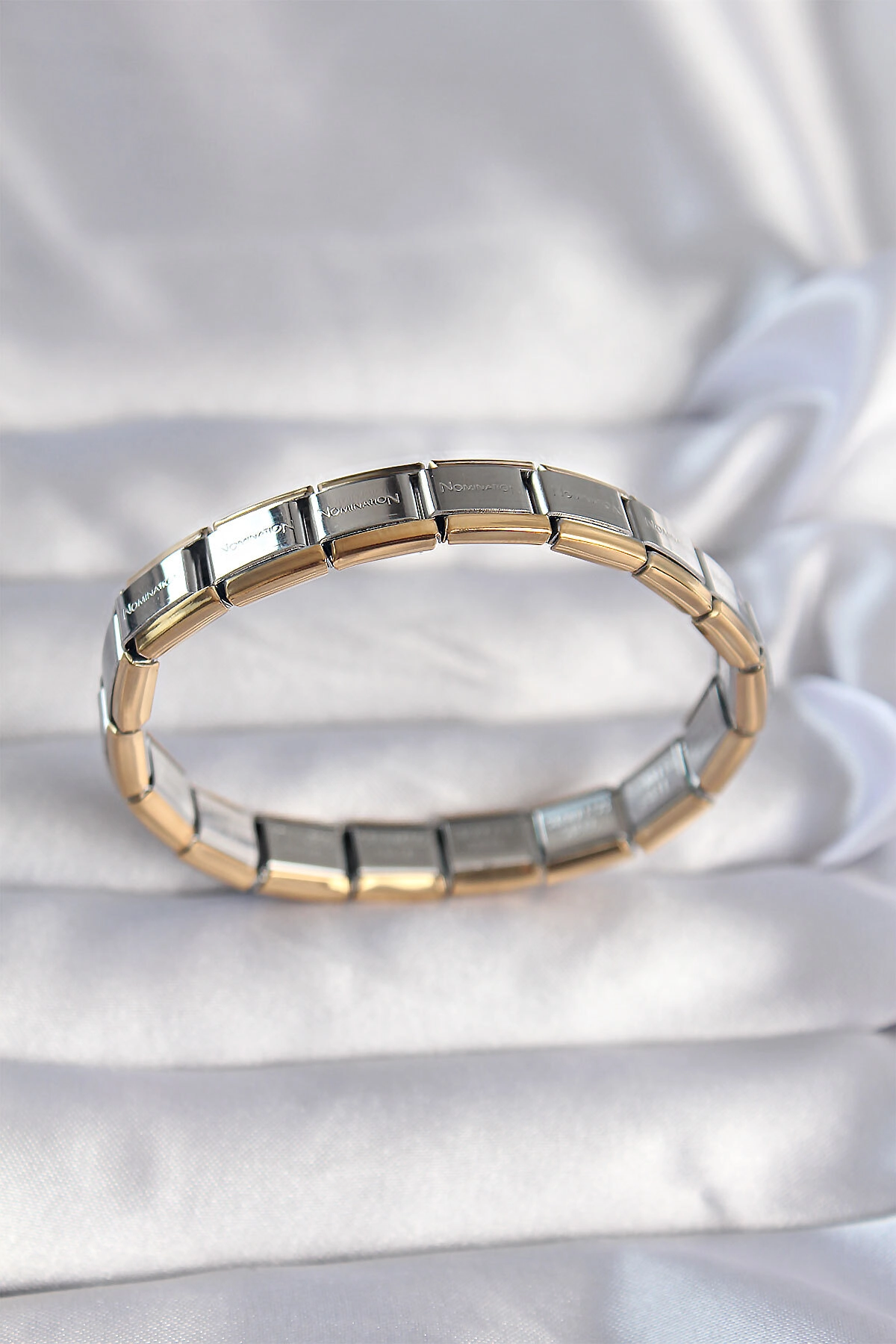316L Çelik Çift Renk Yazılı Nomination Bileklik-0