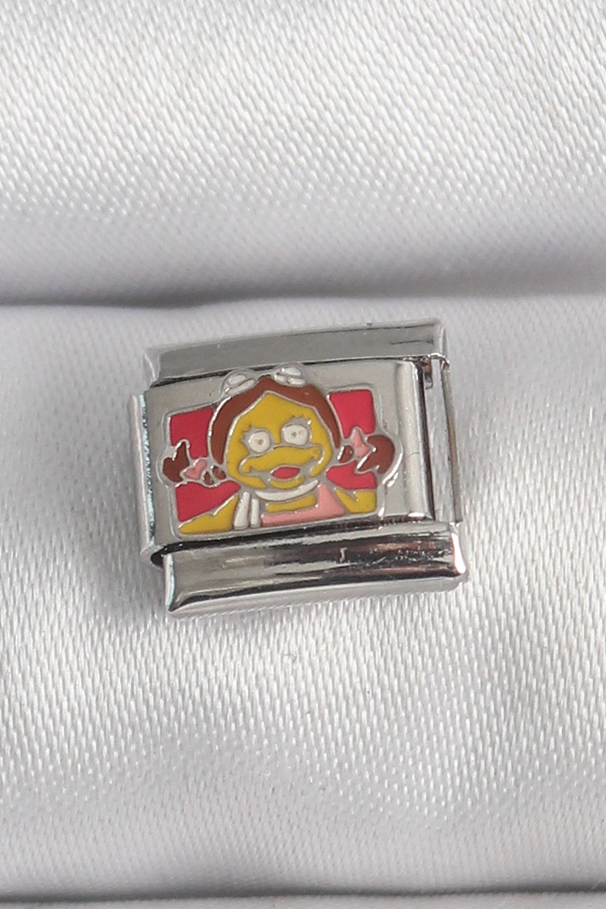 316L Çelik Gümüş Renk Renkli Çocuk İşlemeli Nomination Charm-0