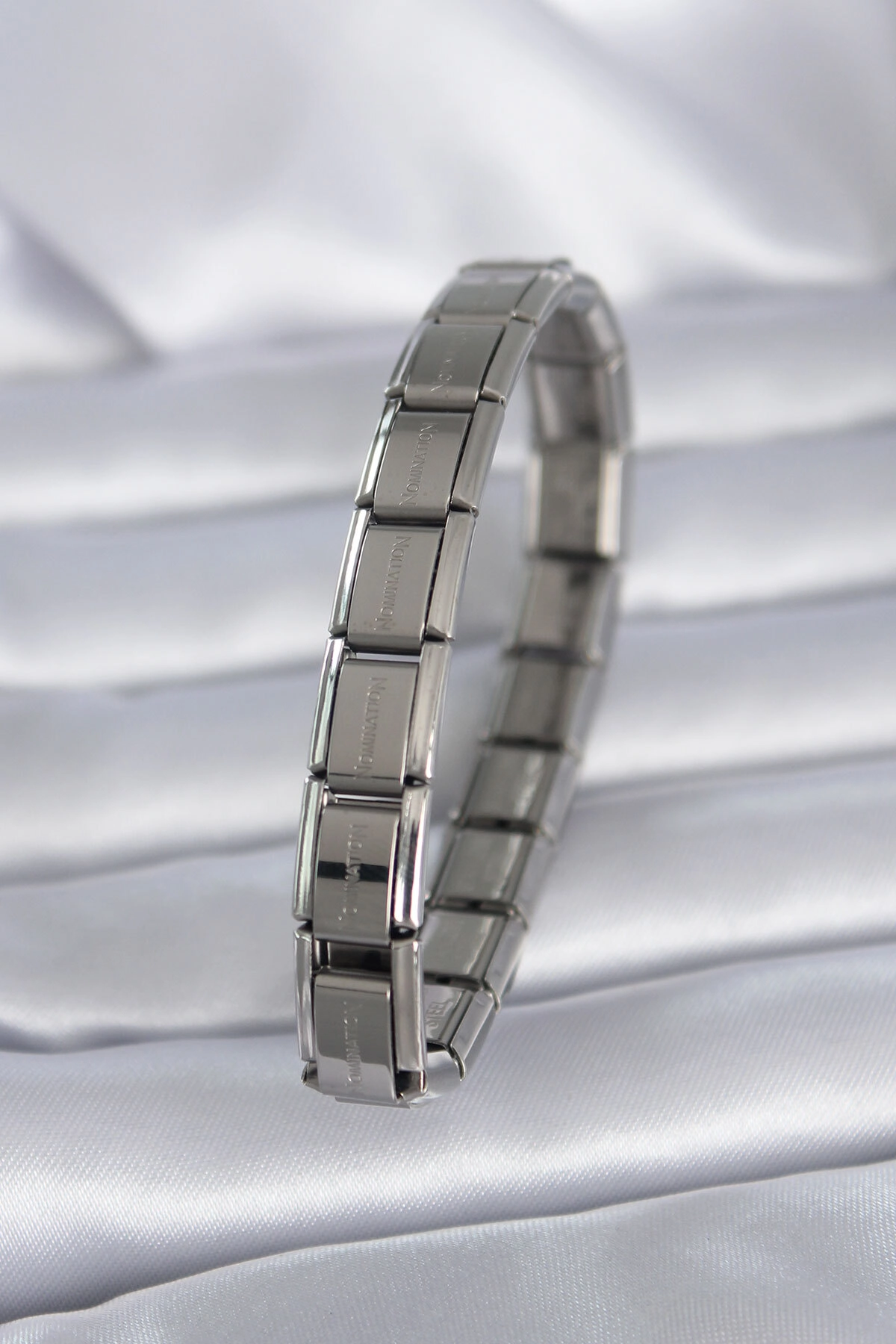 316L Çelik Gümüş Renk Yazılı Nomination Model Kadın Bileklik-0