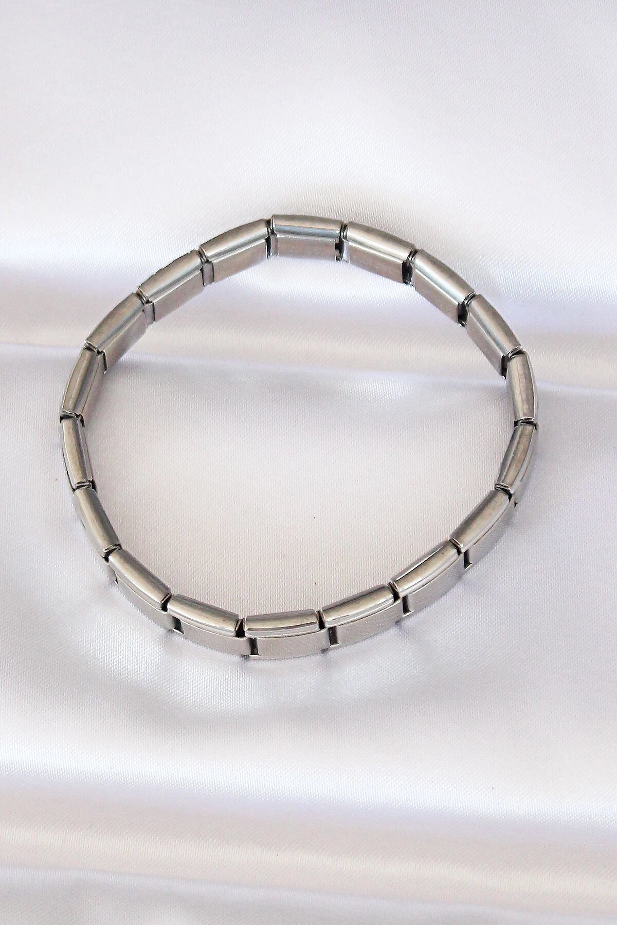 316L Çelik Gümüş Renk Yazısız Nomination Model Kadın Bileklik-1