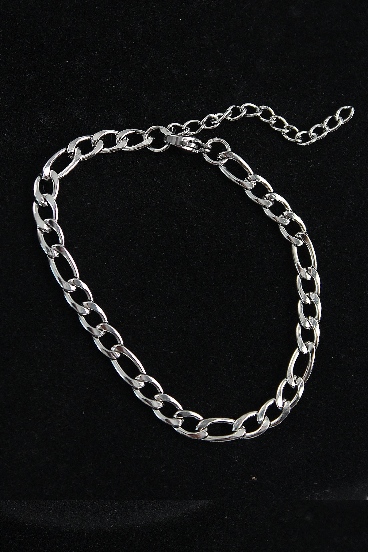 316L Çelik Klasik Model Gümüş Renk Erkek Bileklik-0