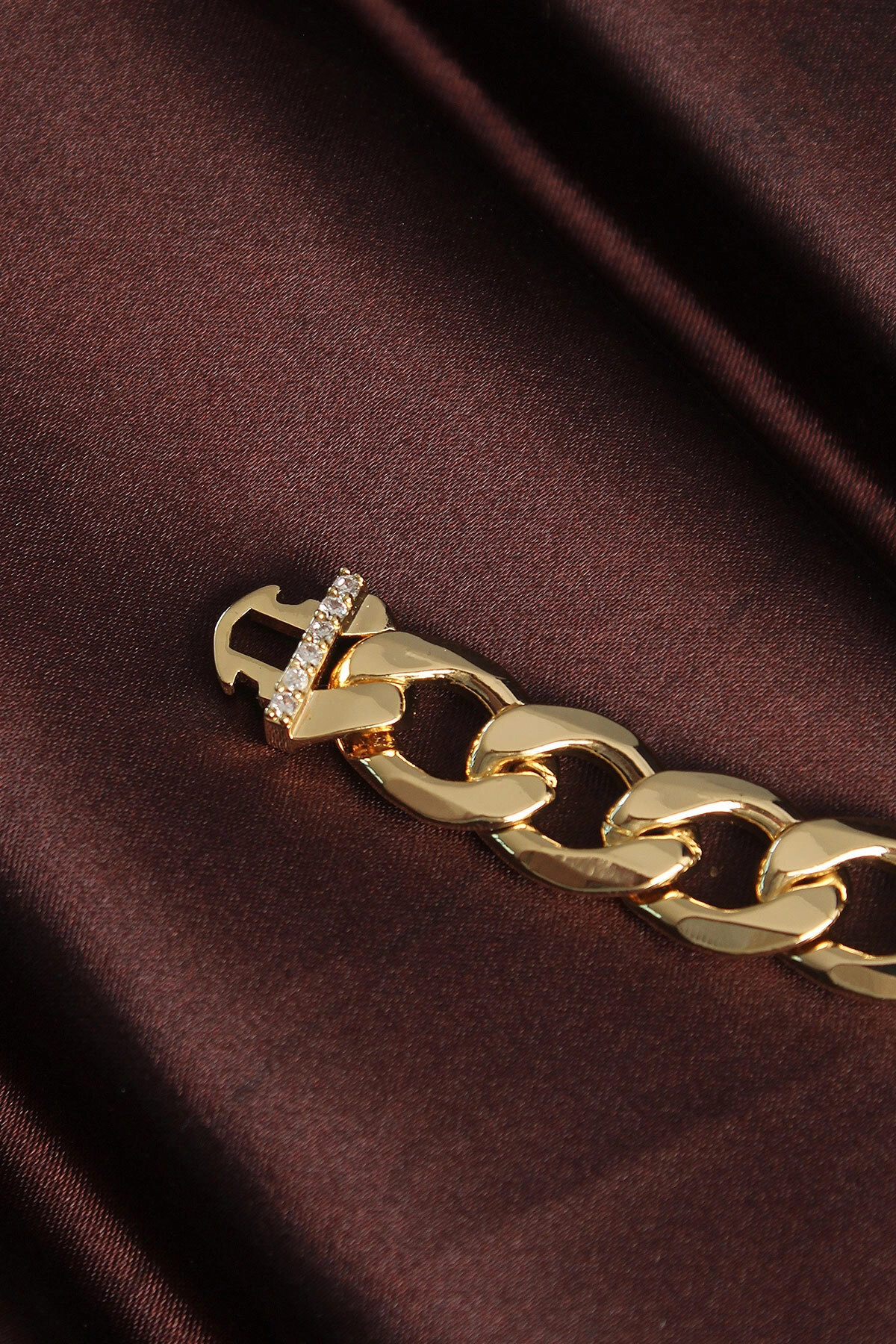 316L Çelik Vip Seri Gold Renk Gurmet Model Bileklik-1