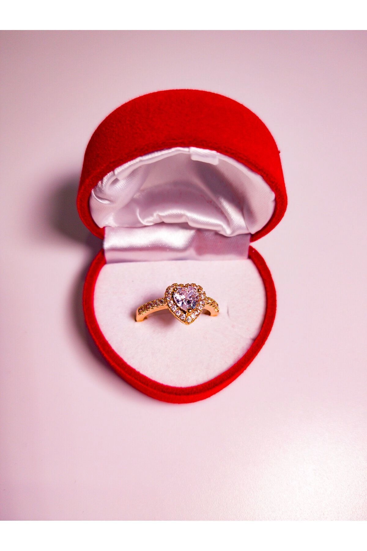 4 Kalpli Açılır Kolye Zirkon Taşlı Yüzük Set | 316l Çelik - Kararmaz | Hediye Kadın-6