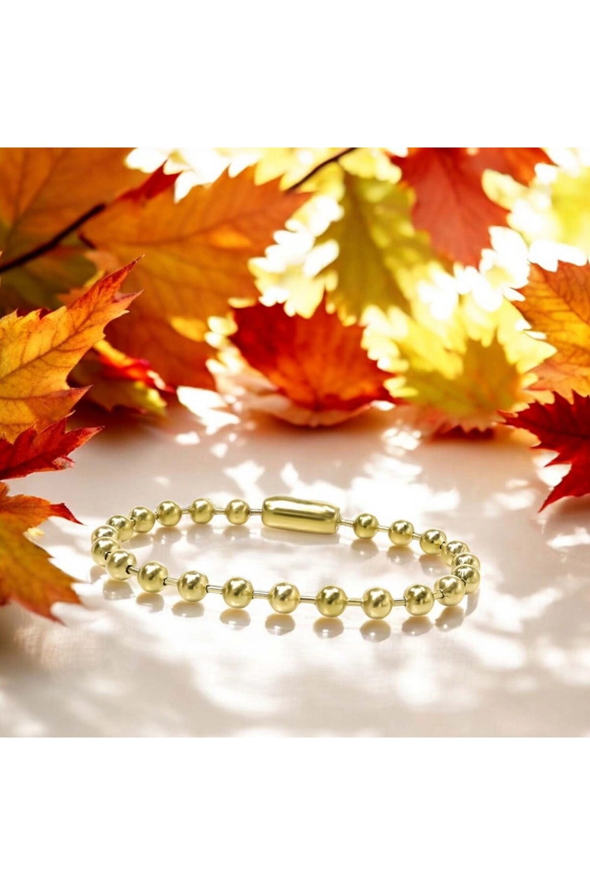 6Mm Çelik Top Zincir Bileklik-1