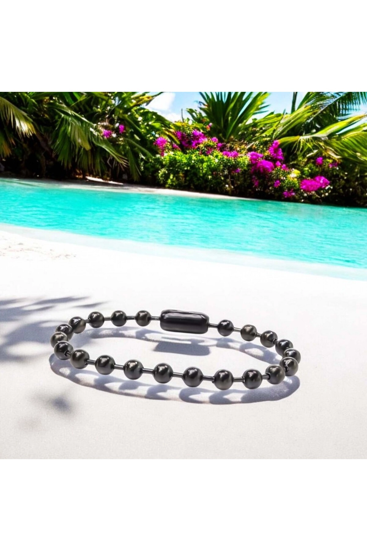 6Mm Çelik Top Zincir Bileklik-2