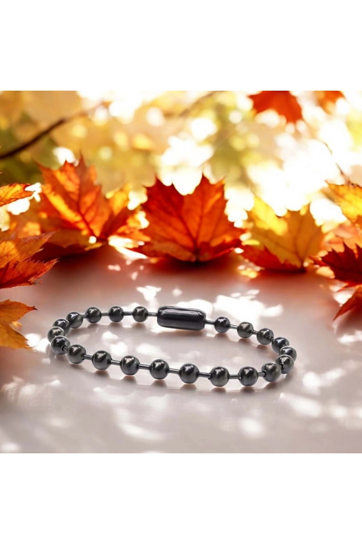 6Mm Çelik Top Zincir Bileklik-3