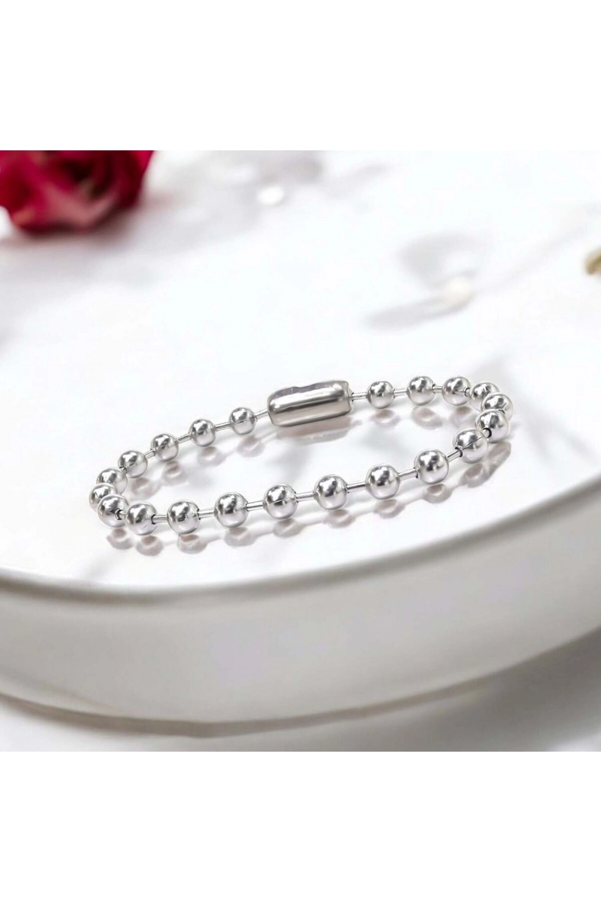 6Mm Çelik Top Zincir Bileklik-6