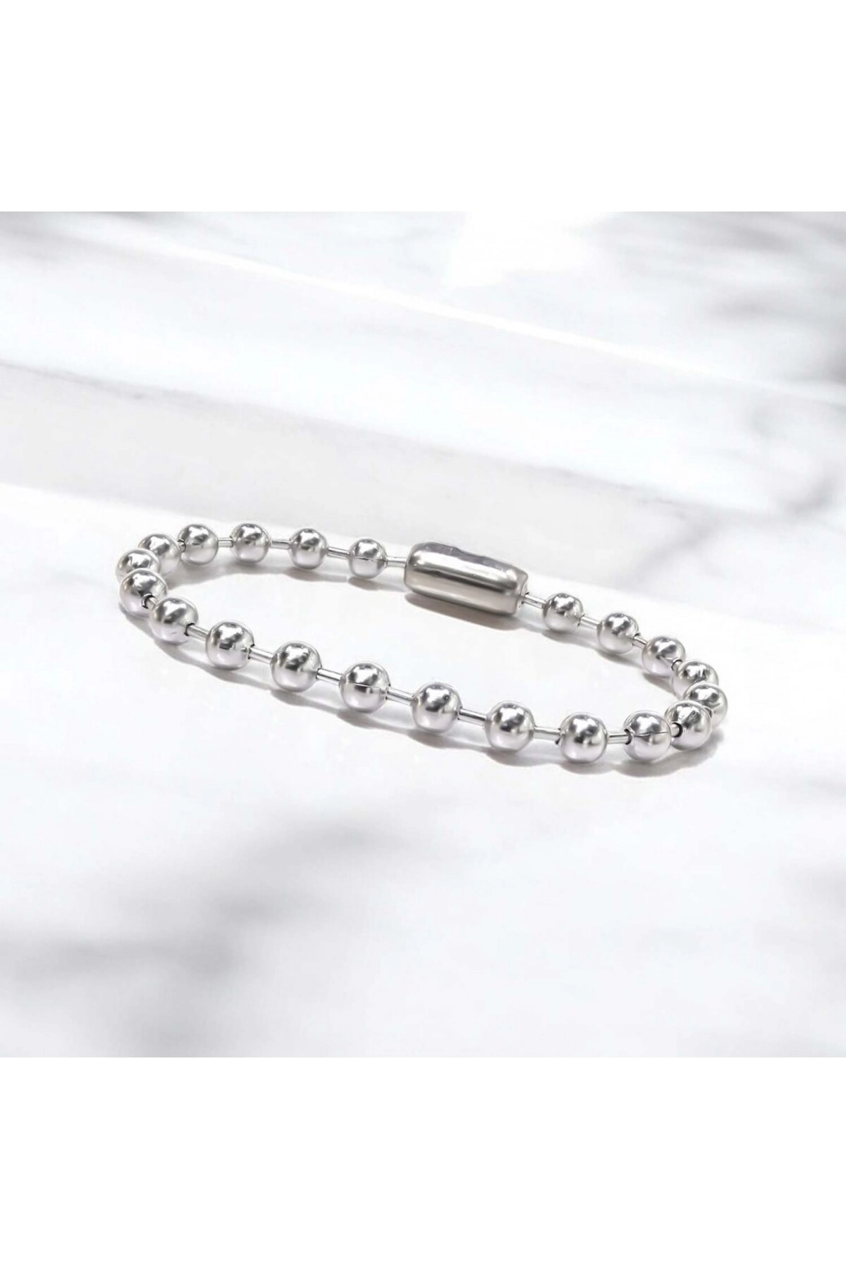 6Mm Çelik Top Zincir Bileklik-7