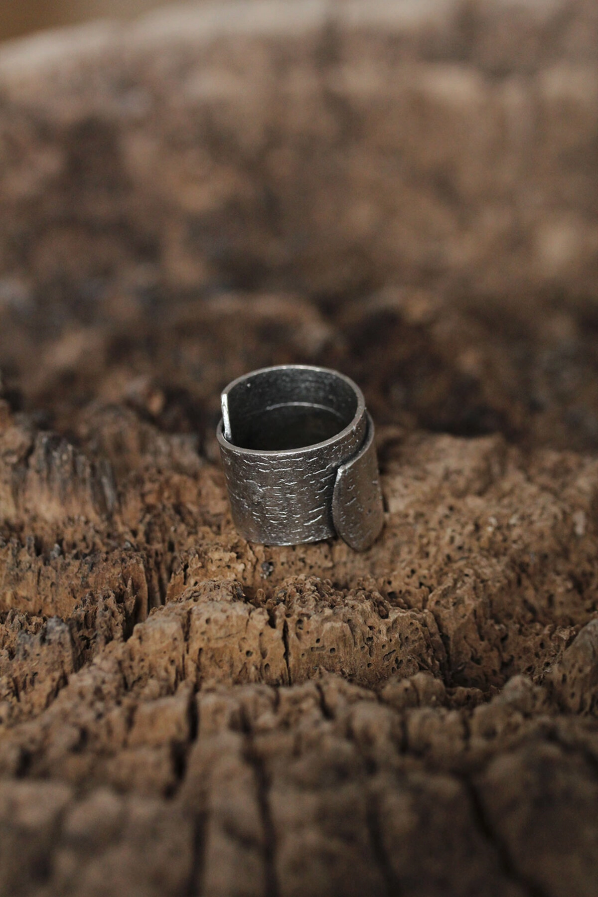 Ayarlanabilir Levha Tasarımlı Erkek Yüzük-1