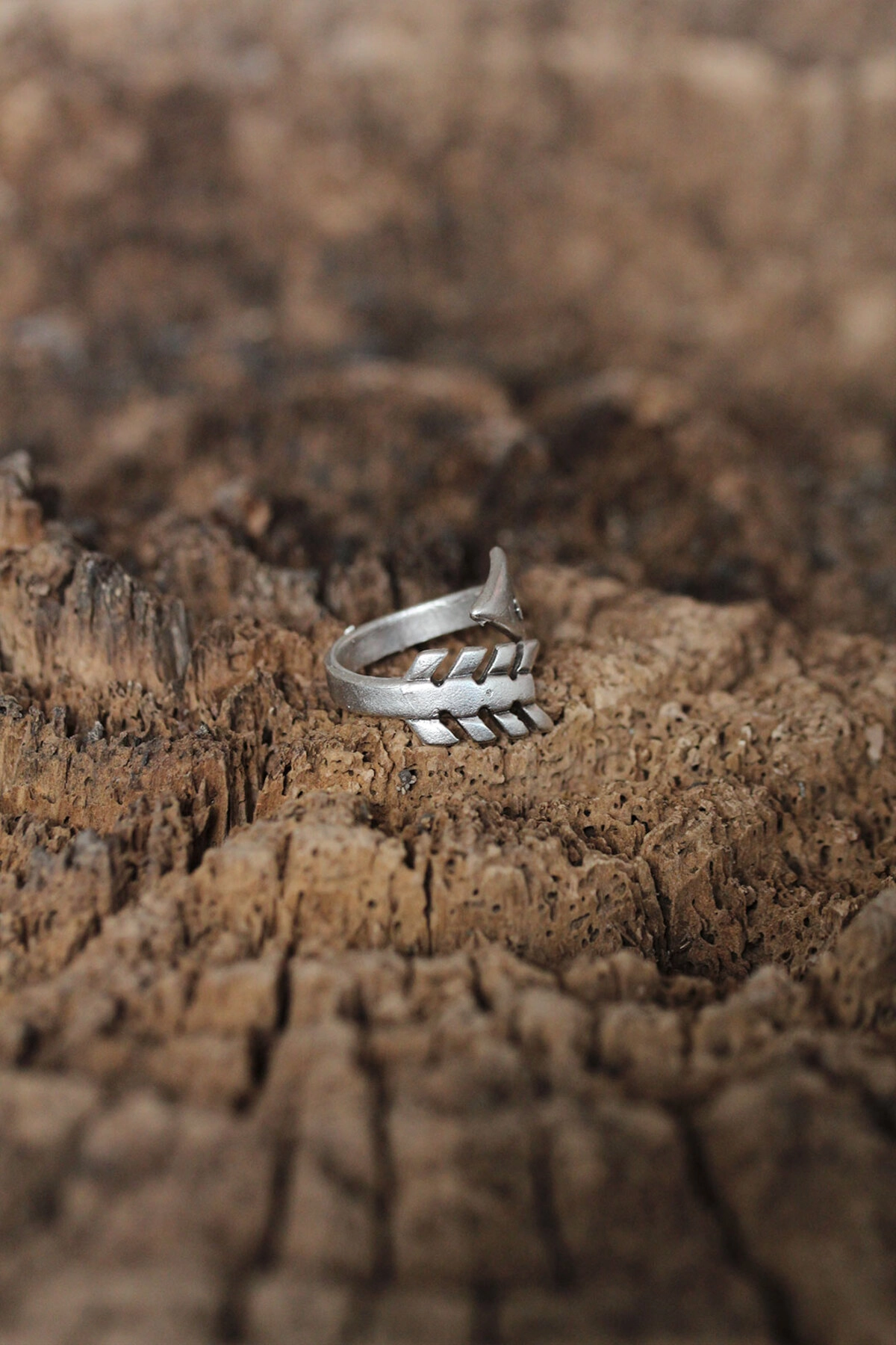 Ayarlanabilir Ok Tasarımlı Erkek Yüzük-0