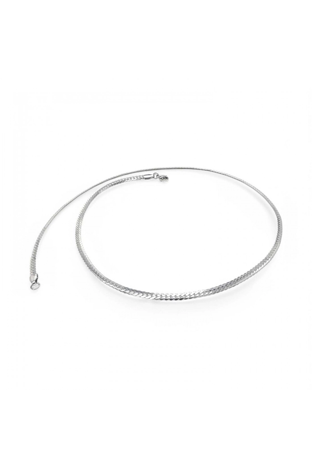 Balık Sırtı Çelik Kolye 0.8Mm-1