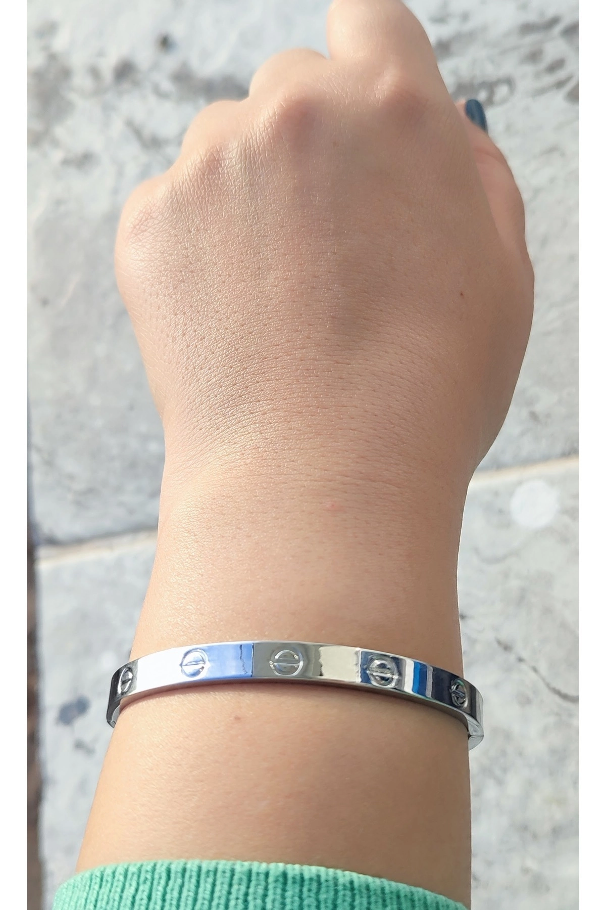 Bileklik Taşsız | 316l Çelik - Kararmaz | Hediye Kadın-0