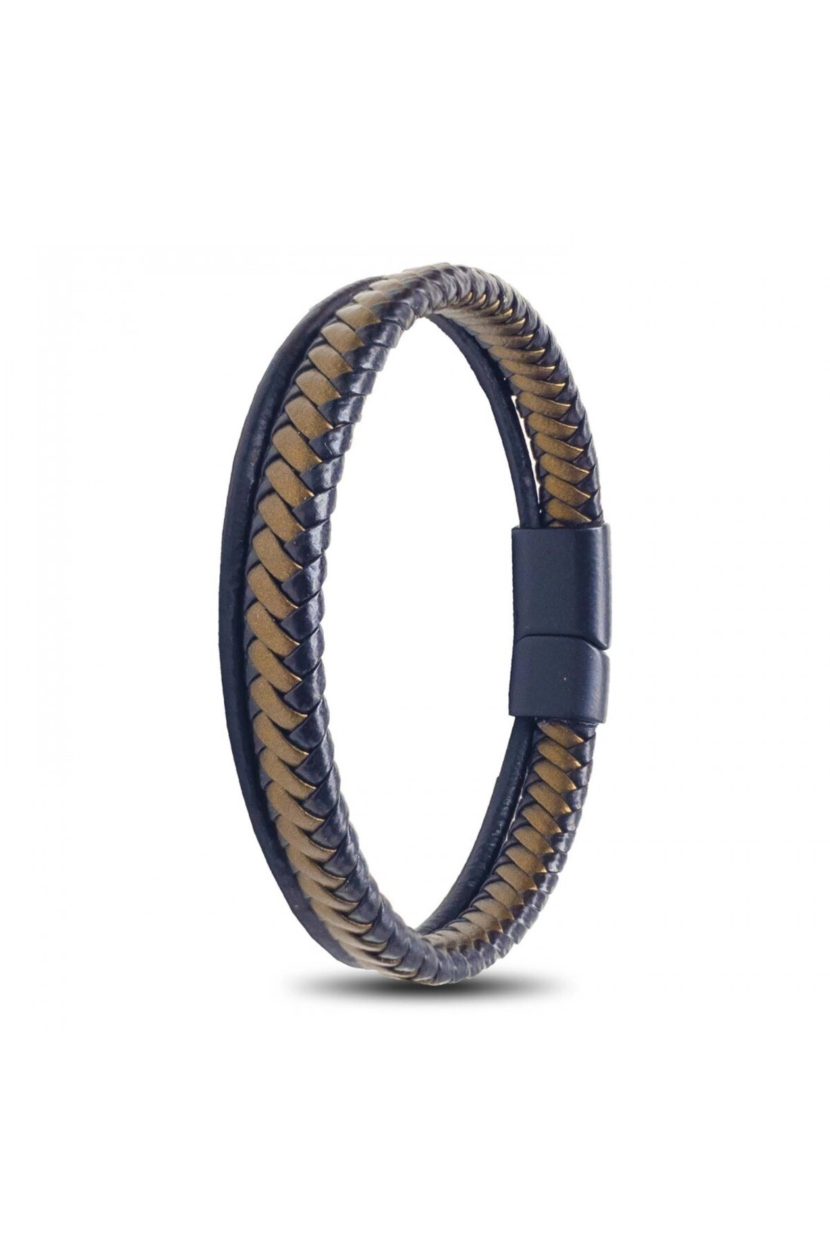 Çift Renk Çoklu Deri Bileklik-0