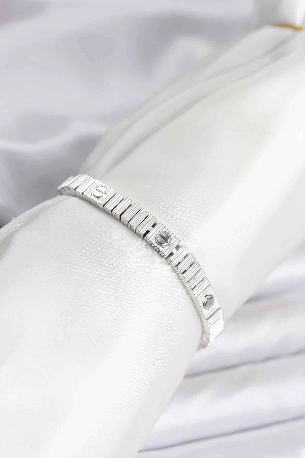 Gümüş Renk VIP Seri Bileklik-1