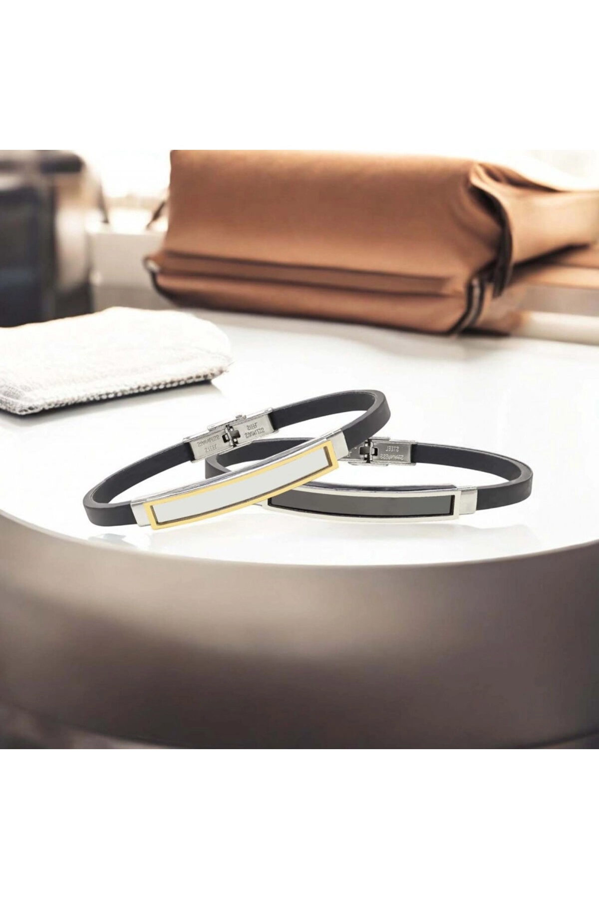 İsim Yazılabilir Kişiselleştirilebilir Çelik Bileklik-3