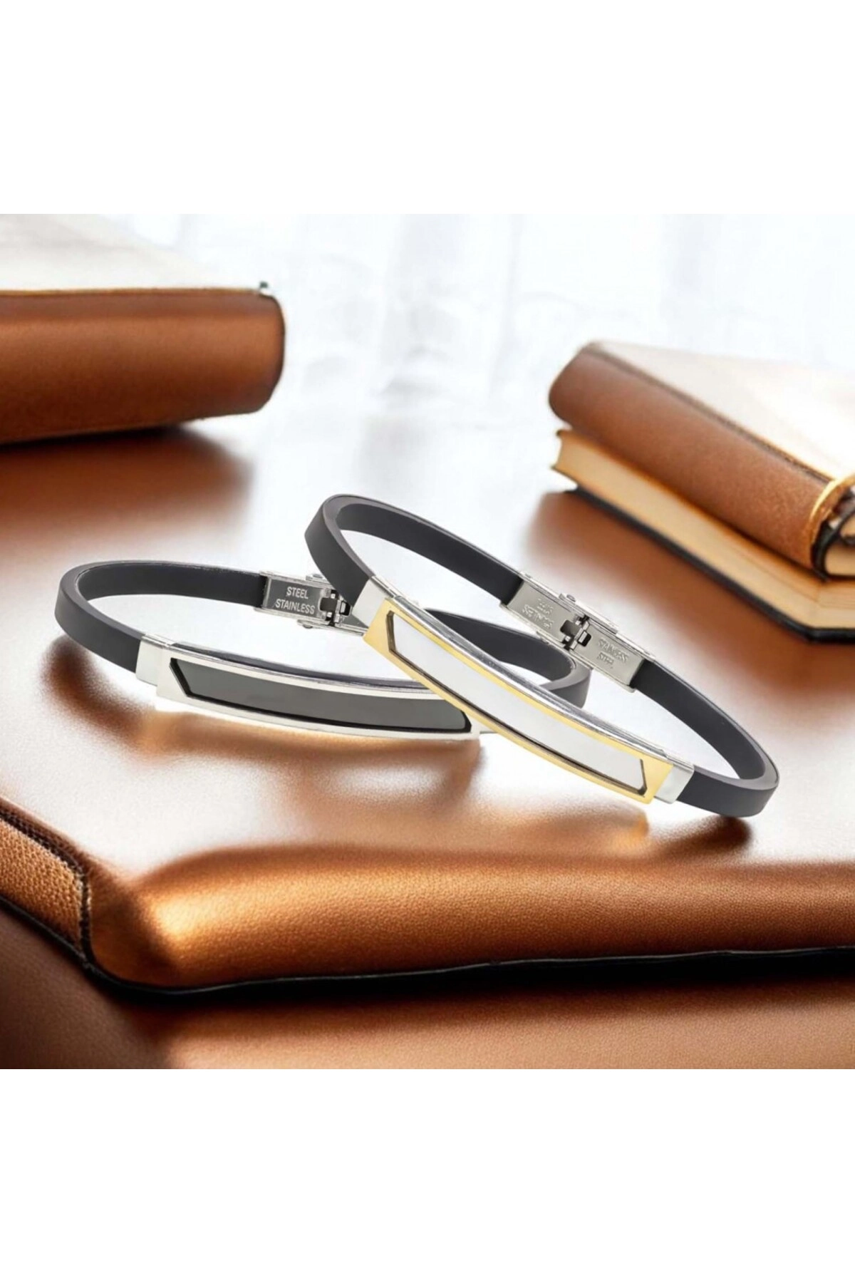 İsim Yazılabilir Kişiselleştirilebilir Çelik Bileklik-4