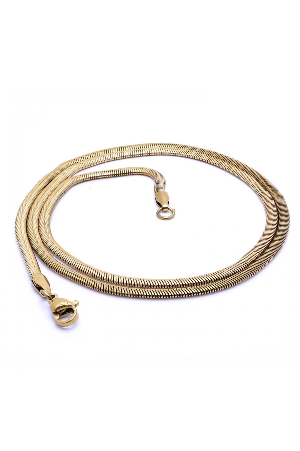 İtalyan Çelik Kolye 1,5Mm X 3Mm-1