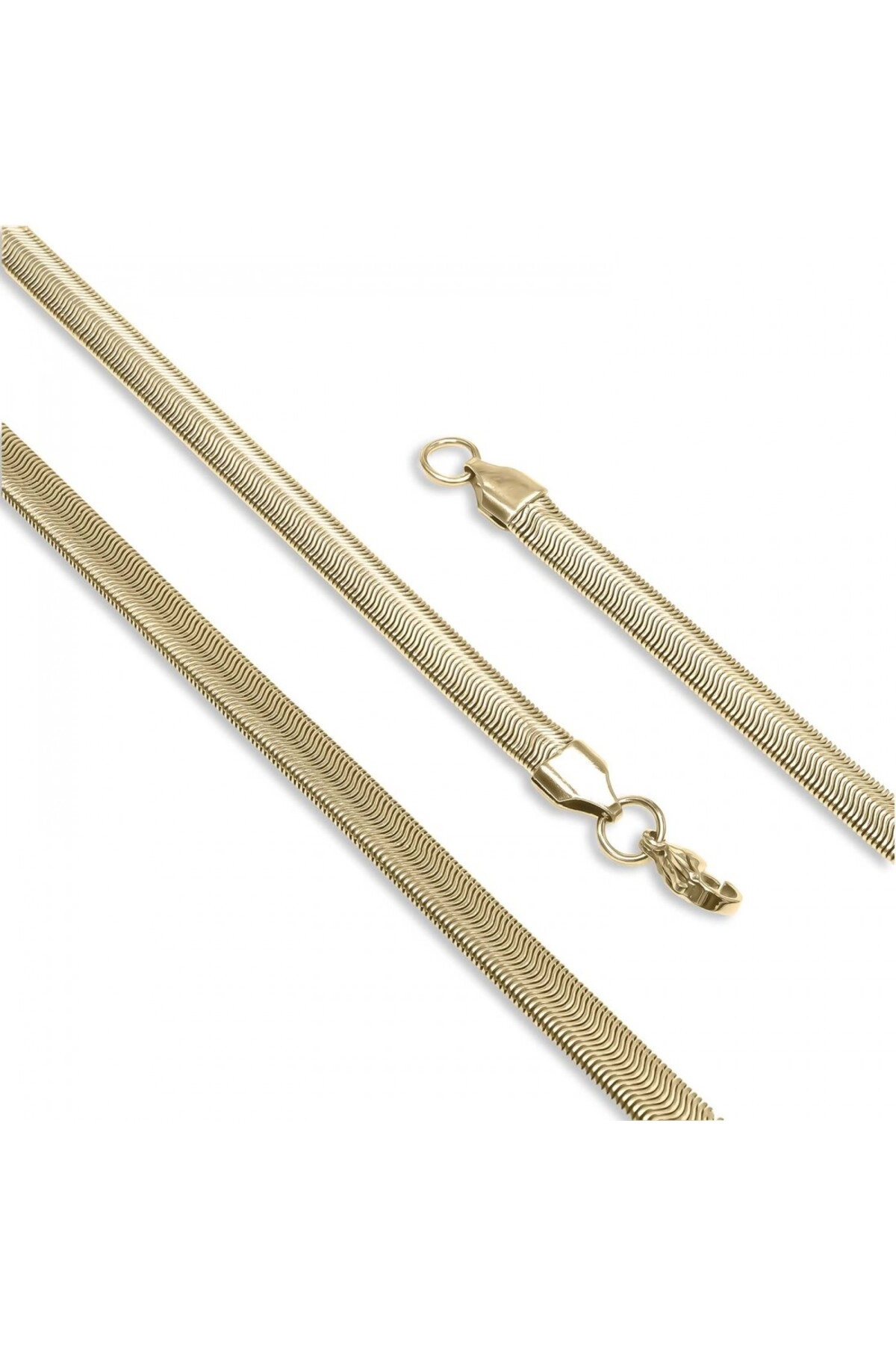 İtalyan Çelik Kolye 2Mm X 6Mm-0