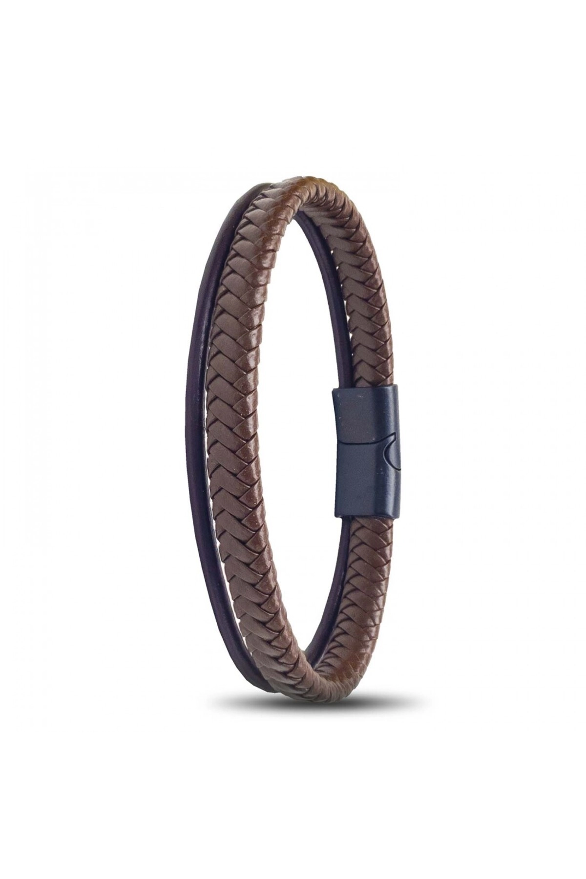Kahverengi Çoklu Deri Bileklik-0