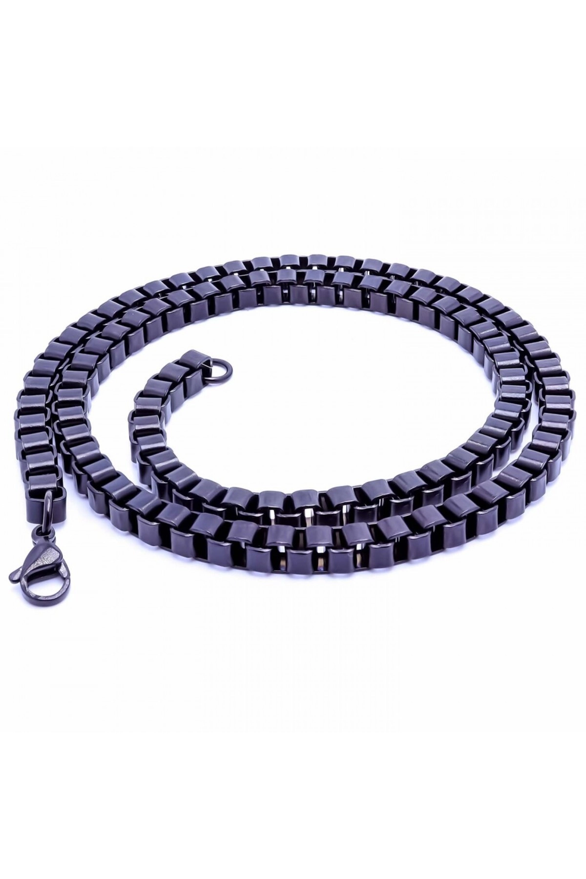 Kare Arnavut Çelik Kolye 6Mm-1