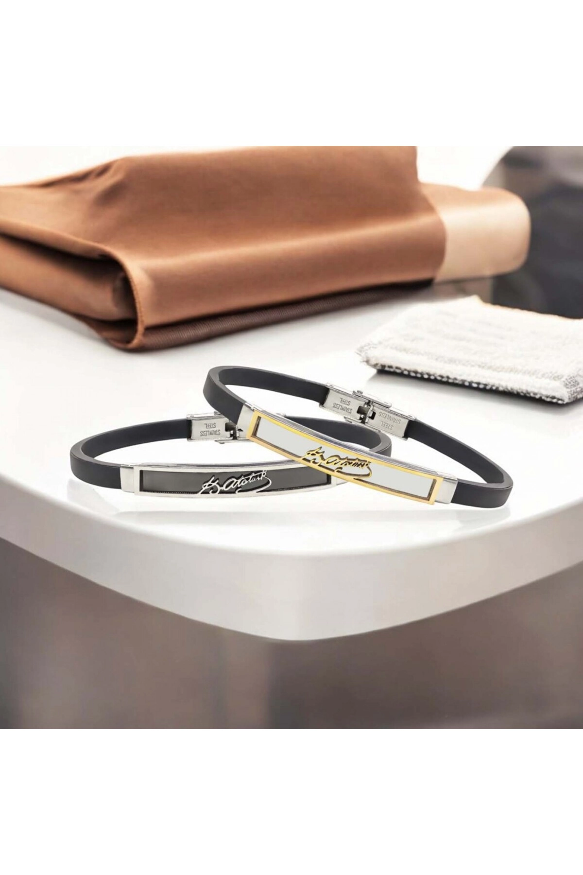 Kemal Atatürk İmzalı Çelik Bileklik-3