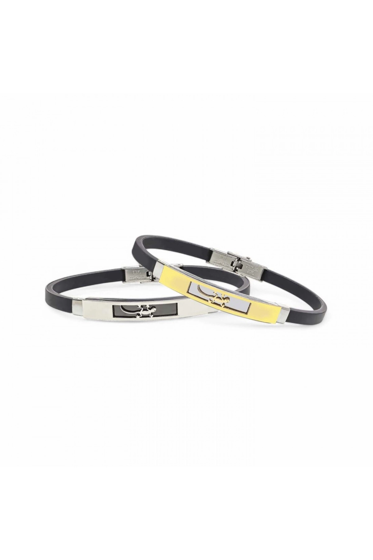 Kertenkele Desenli Çelik Bileklik-0