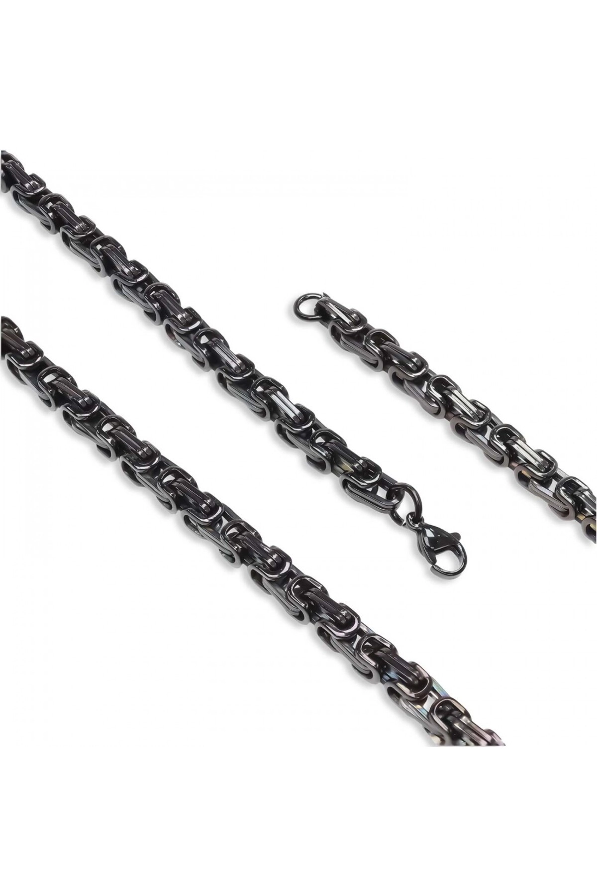 Kral Erkek Çelik Kolye 5Mm-1