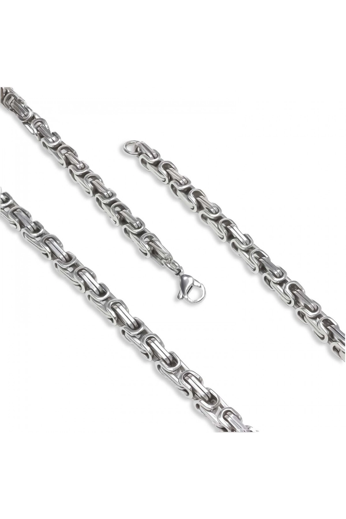 Kral Erkek Çelik Kolye 5Mm-2