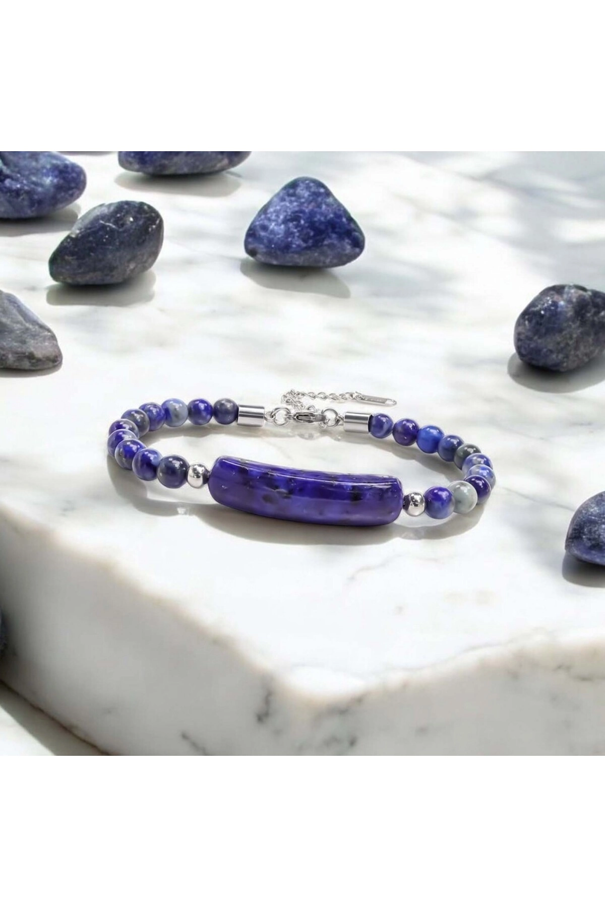 Lapis Doğraltaş Çelik Halat Ve Çelik Klipsli Bileklik-2