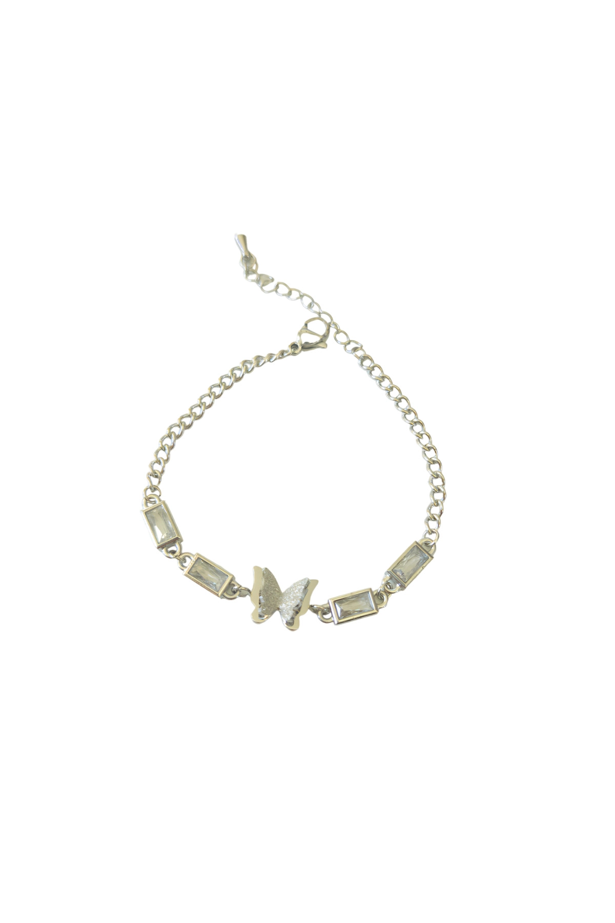 Lüx Kadife Kutuda | Kelebekli Zarif Çelik Bileklik | 316l Çelik - Kararmaz | Hediye Kadın-4