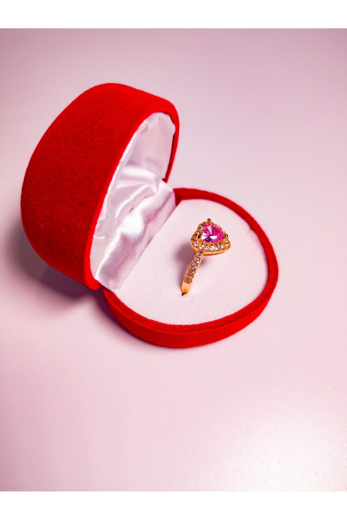 Melek Kanatlı Kolye Zirkon Taşlı Yüzük Set | 316l Çelik - Kararmaz | Hediye Kadın-6