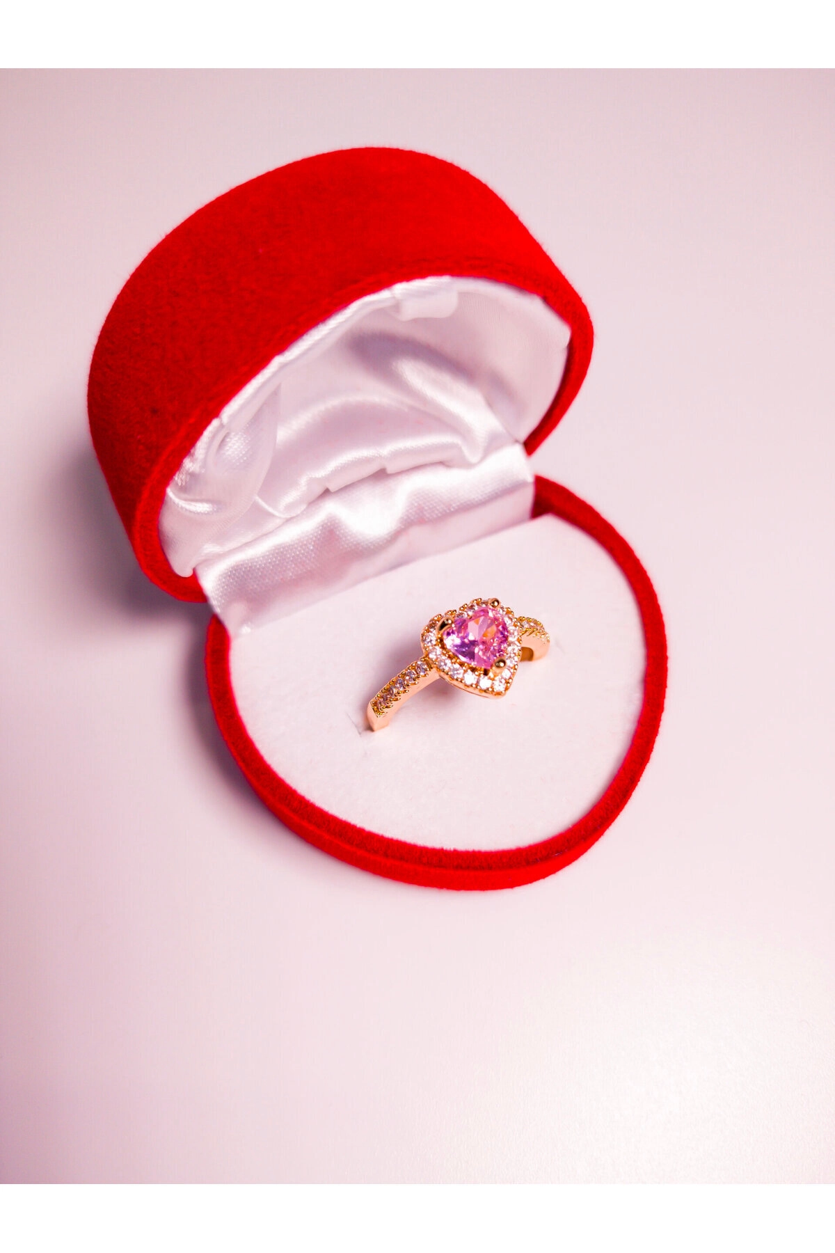 Melek Kanatlı Kolye Zirkon Taşlı Yüzük Set | 316l Çelik - Kararmaz | Hediye Kadın-7