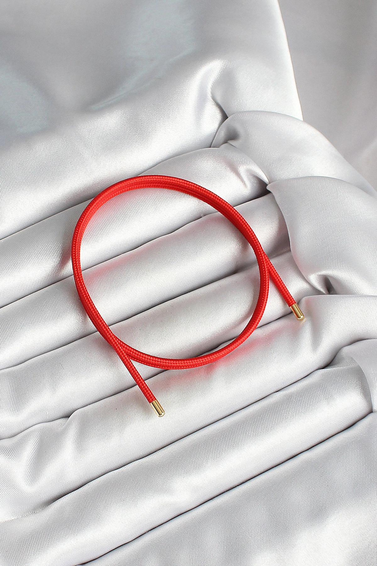 Mıknatıslı Kırmızı Renk Sarmal Kadın Bileklik-0