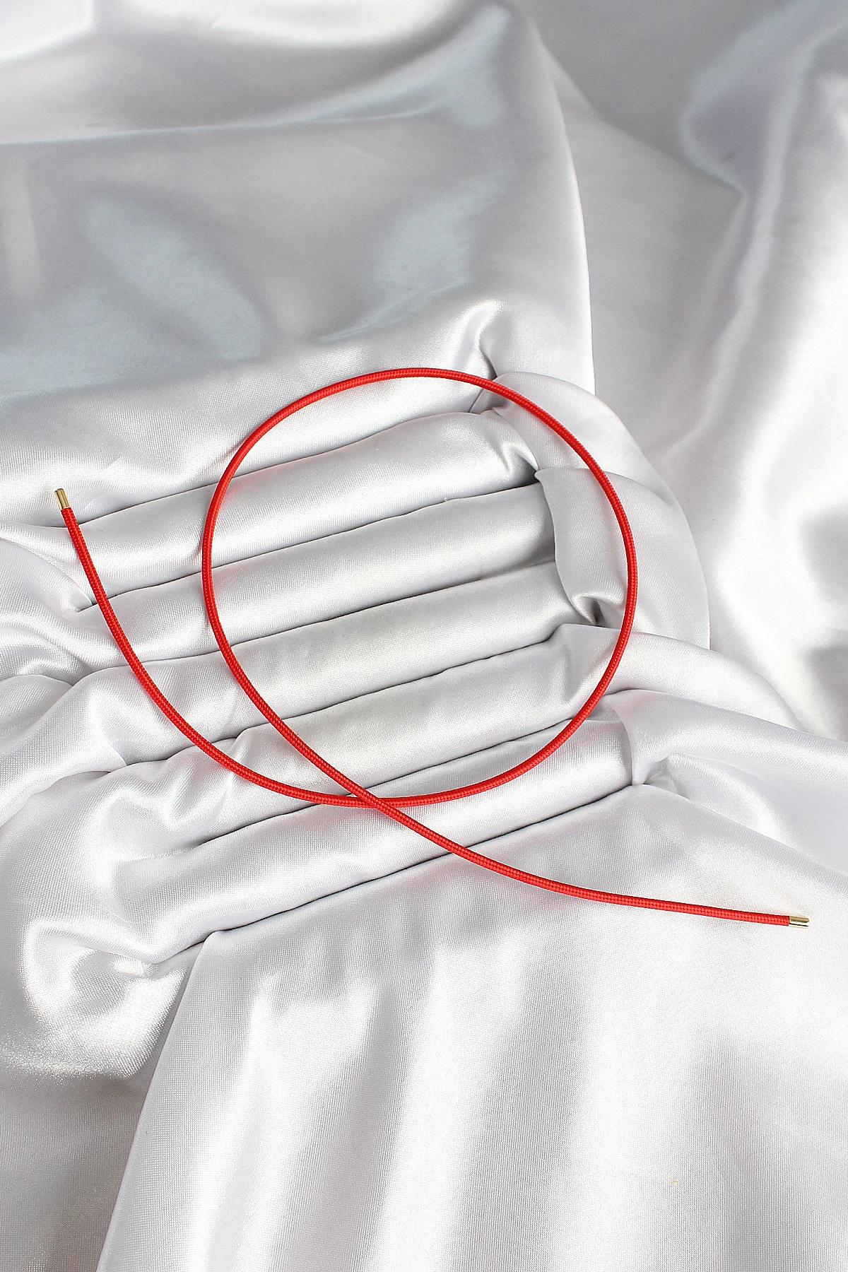 Mıknatıslı Kırmızı Renk Sarmal Kadın Bileklik-1