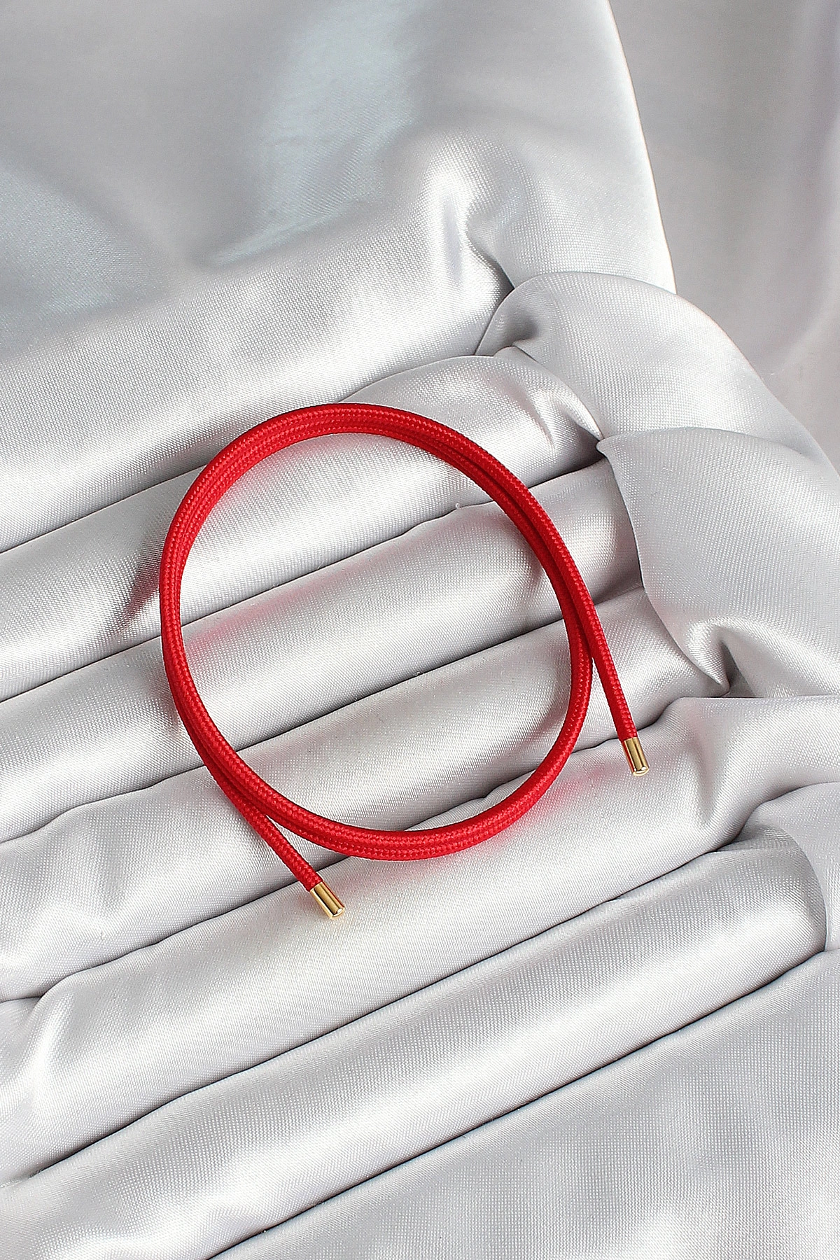 Mıknatıslı Kırmızı Renk Sarmal Kadın Bileklik-0