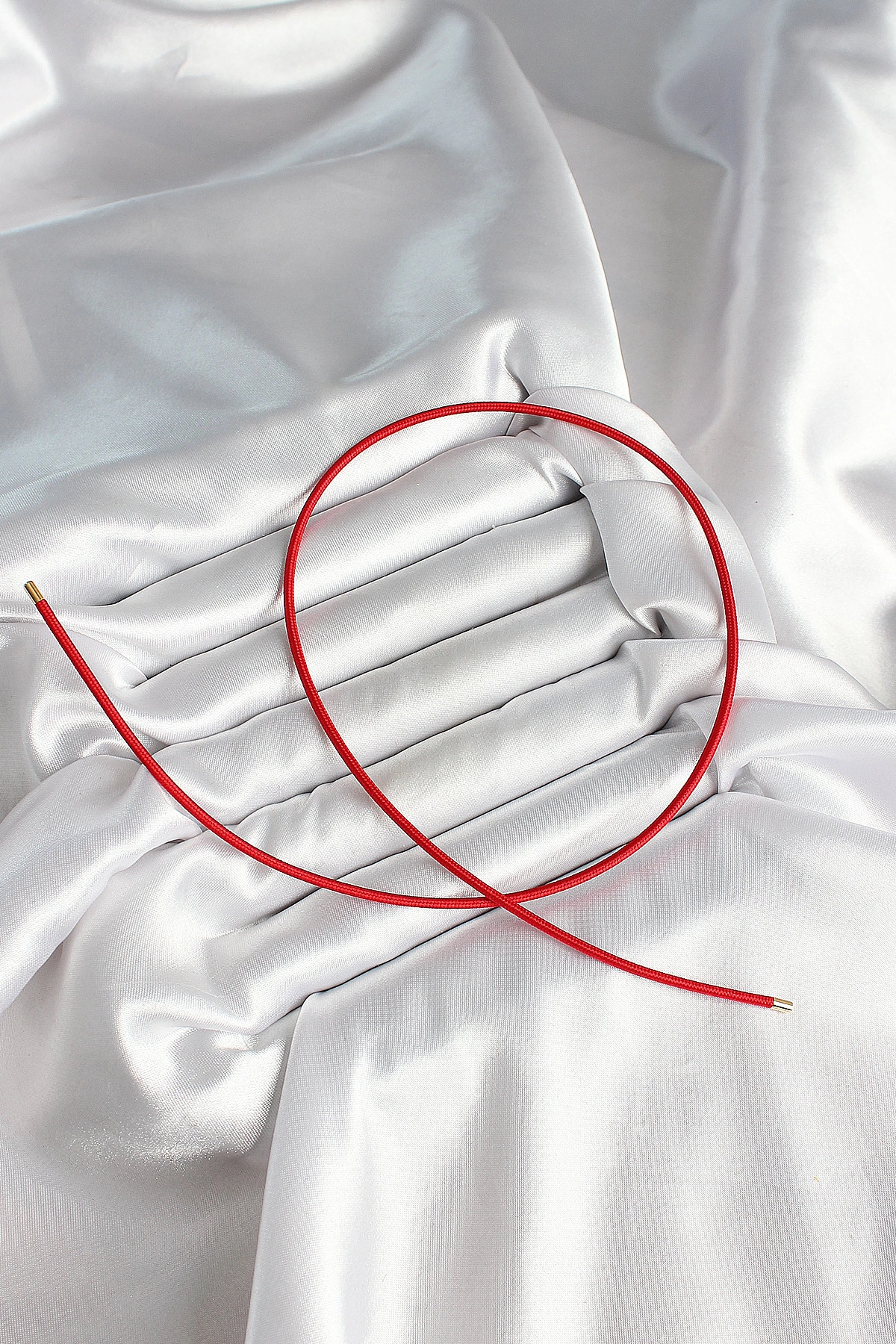 Mıknatıslı Kırmızı Renk Sarmal Kadın Bileklik-1