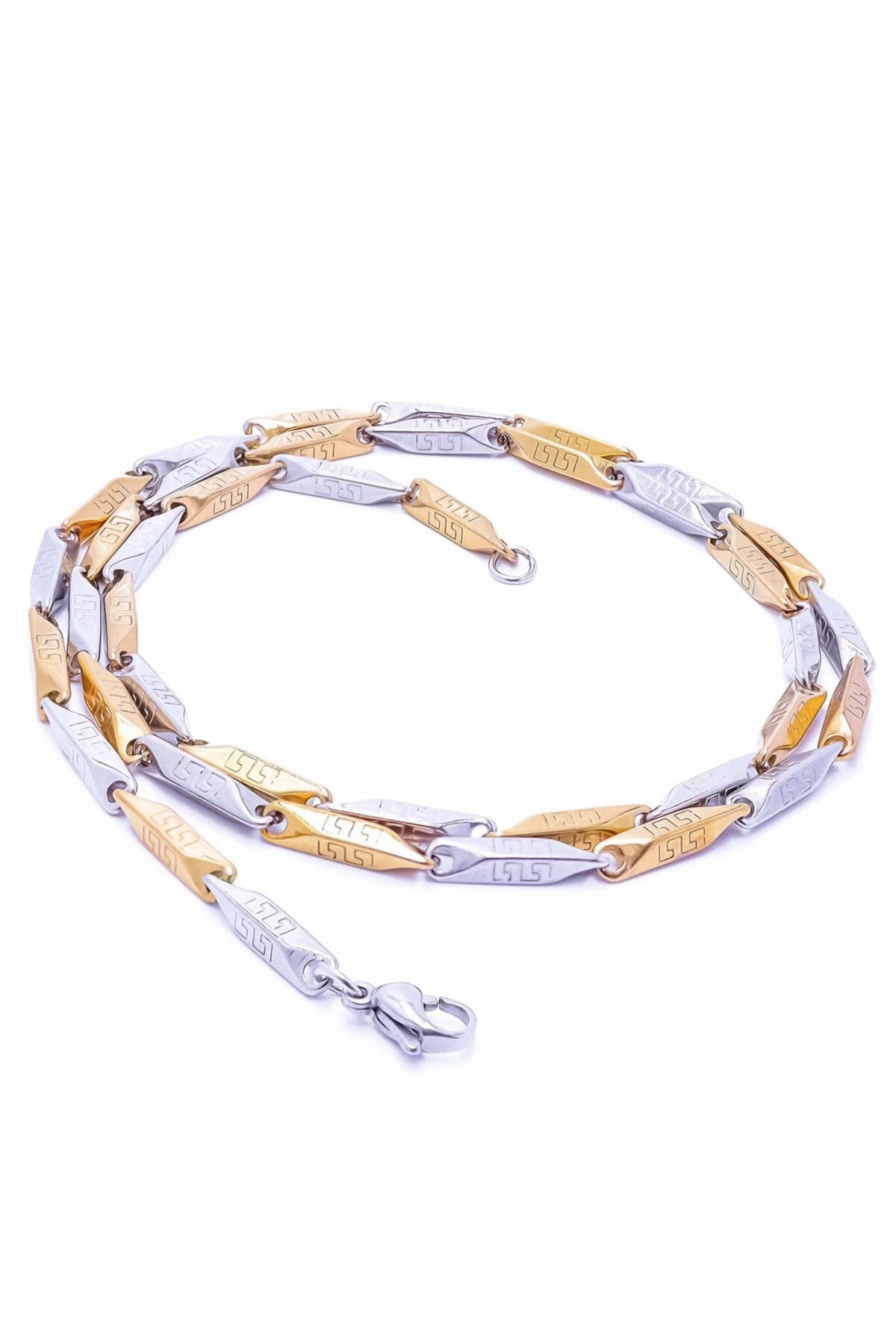 Paslanmaz Erkek Çelik Kolye-1