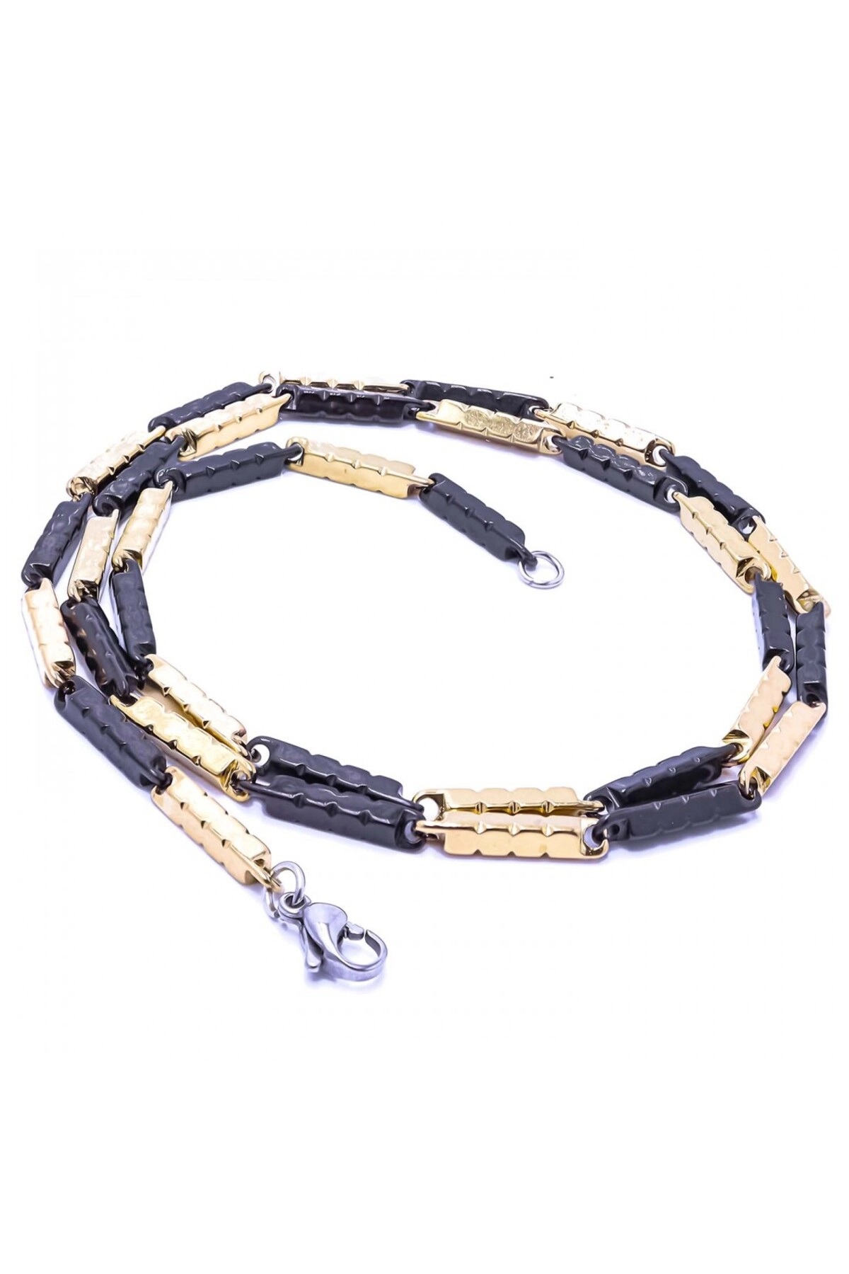 Paslanmaz Erkek Çelik Kolye-2