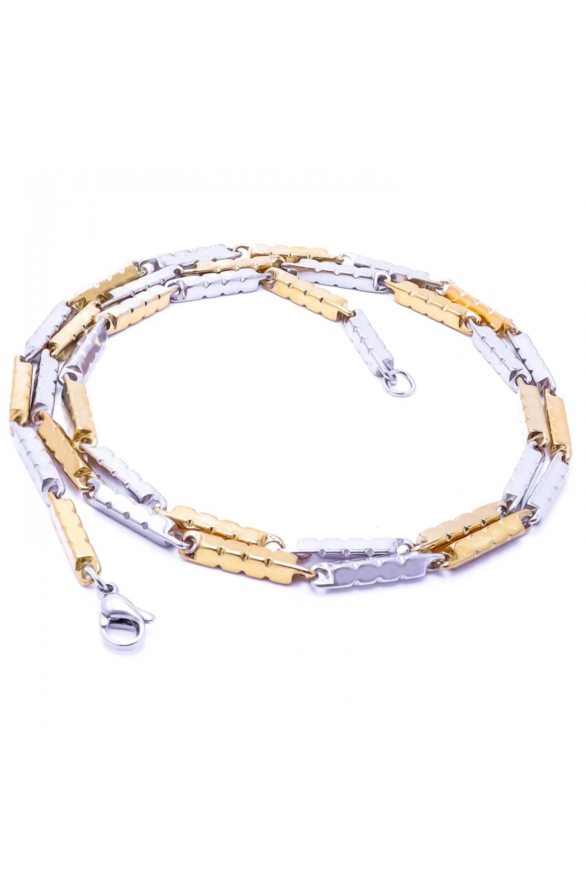 Paslanmaz Erkek Çelik Kolye-1