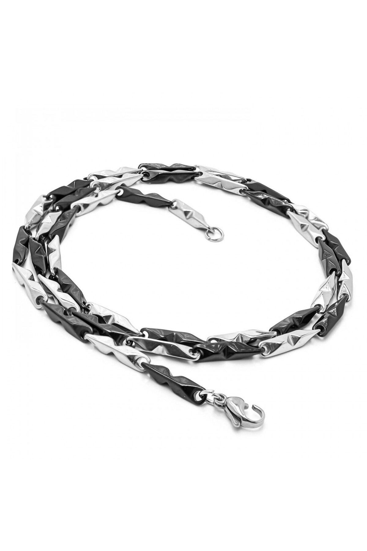 Paslanmaz Erkek Çelik Kolye-0