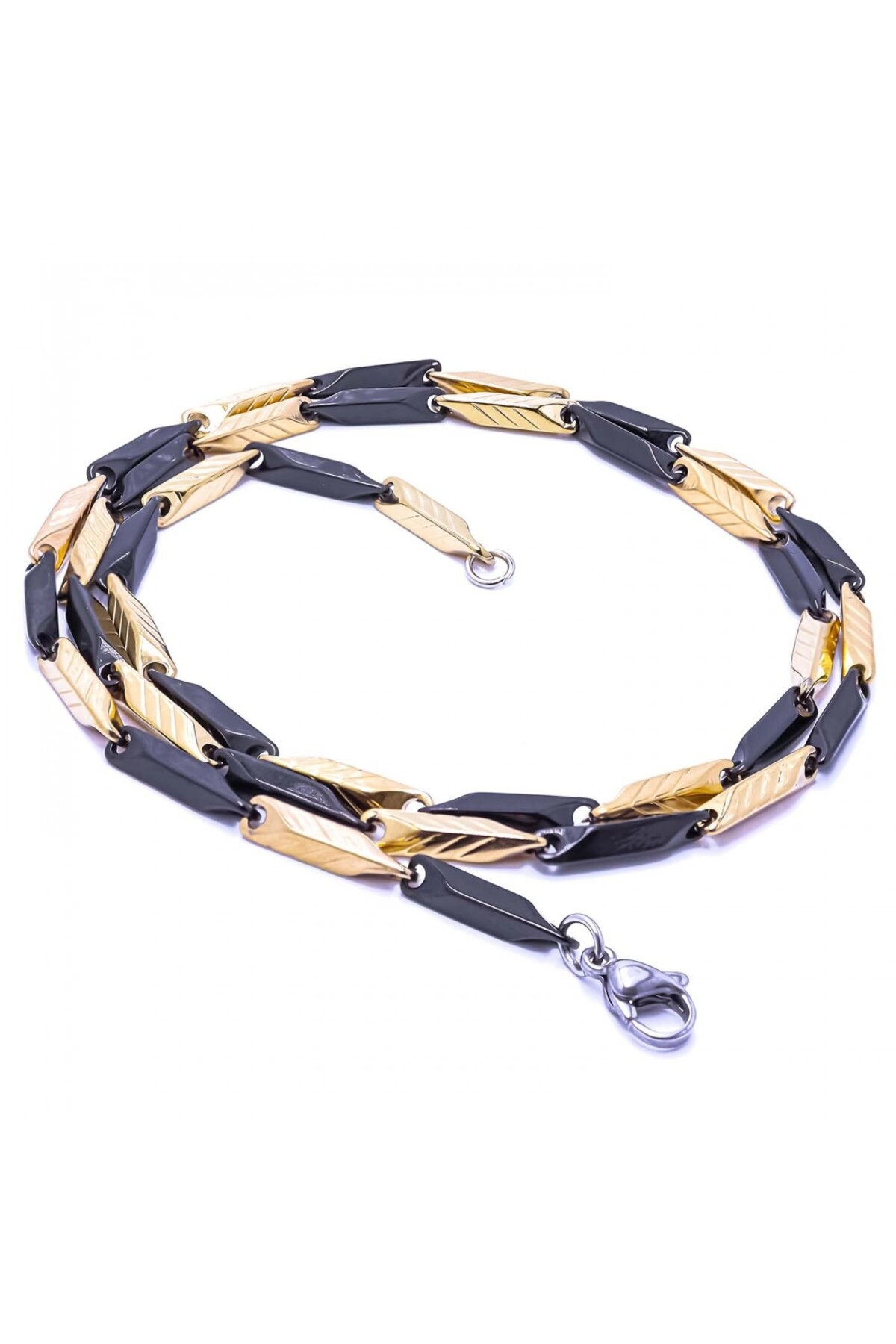 Paslanmaz Erkek Çelik Kolye-0