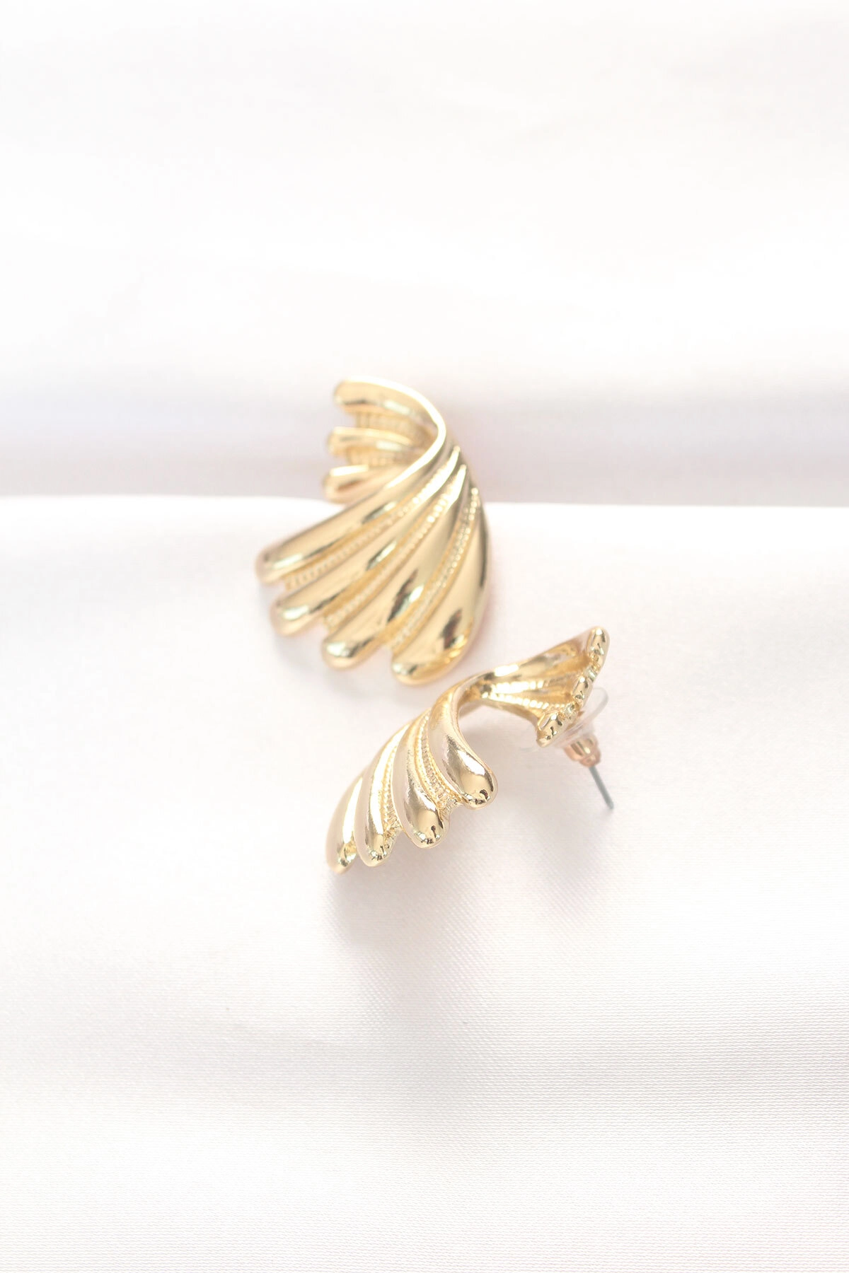 Pirinç Gold Renk Küpe-1