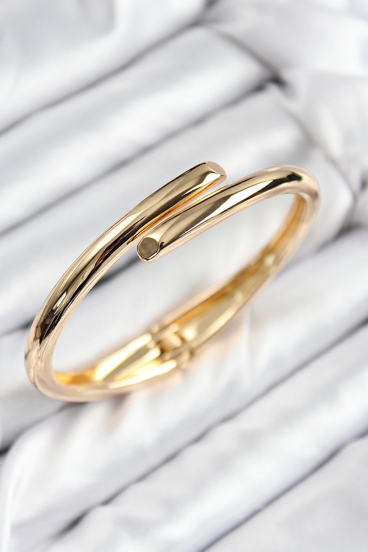 Pirinç Kesik Model Gold Renk Kadın-0