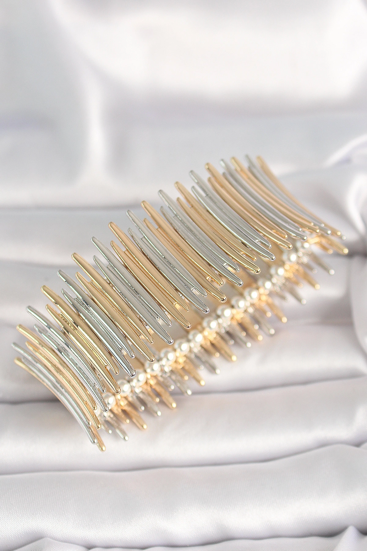 Pirinç Mix Renk Lastiklik VIP Seri Kadın Bileklik-1