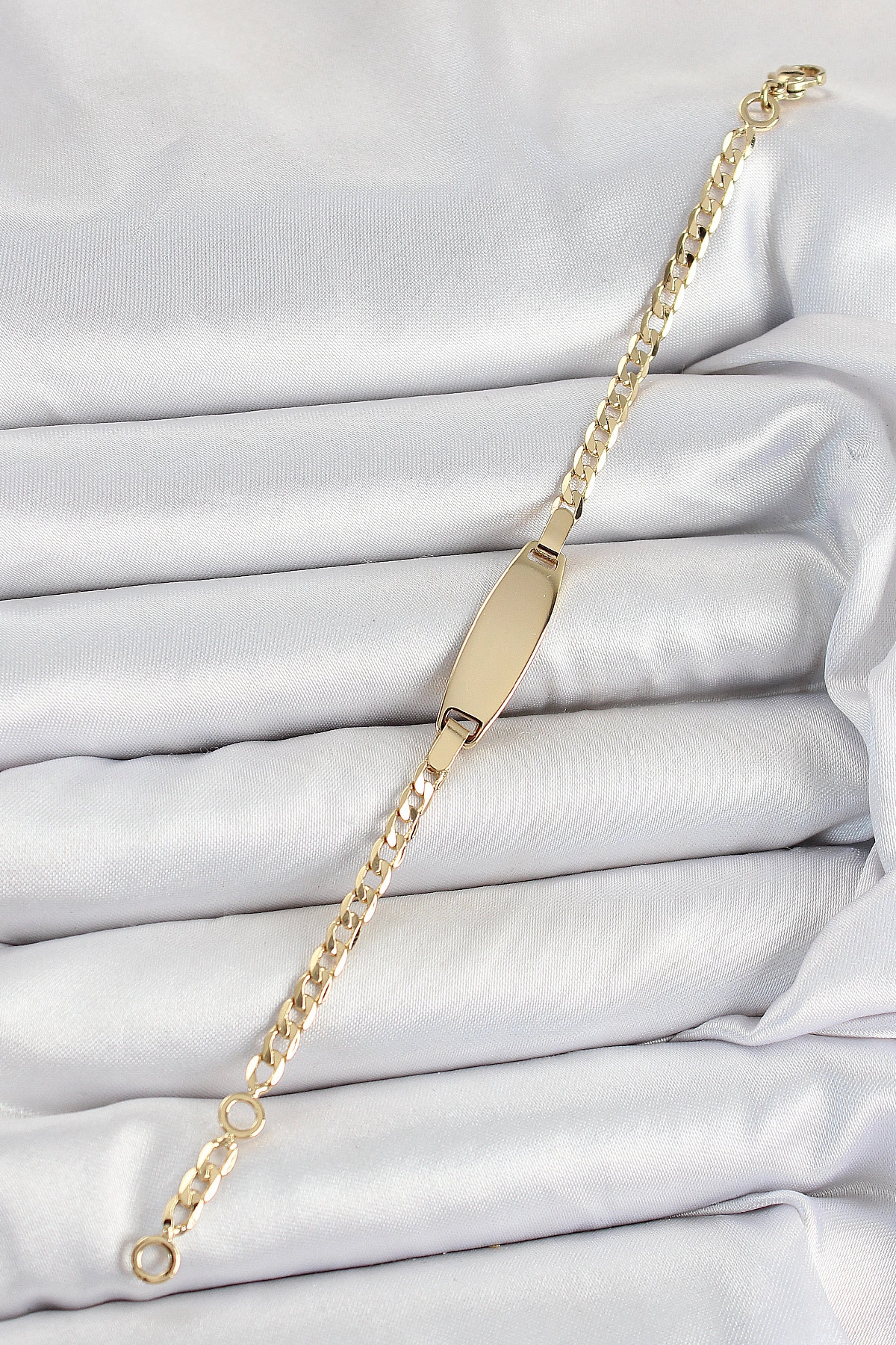 Pirinç Oval Model Gold Renk Xuping Bebek Künyesi-1