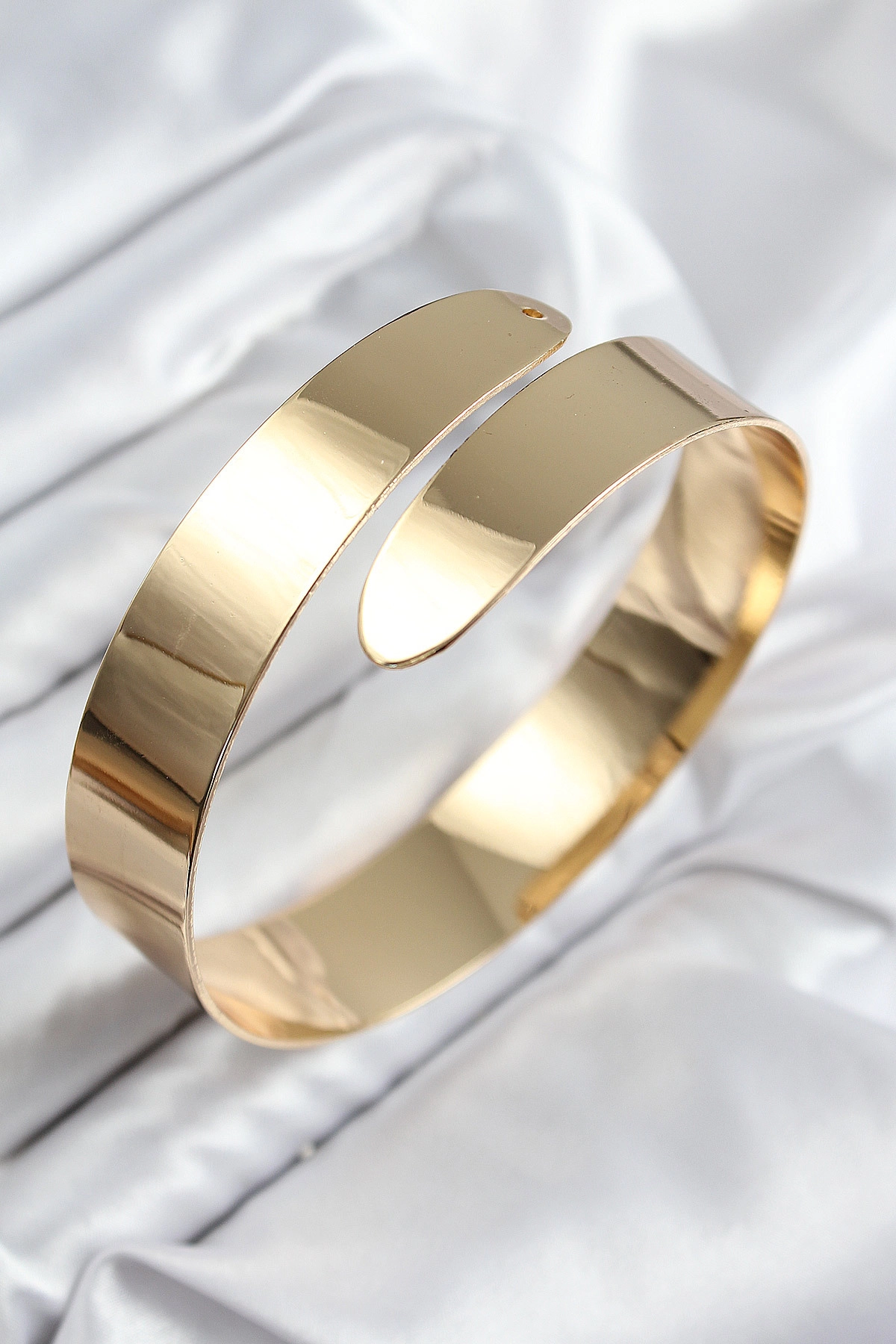 Pirinç Sarmal Model Gold Renk Pazu Bileklik-0