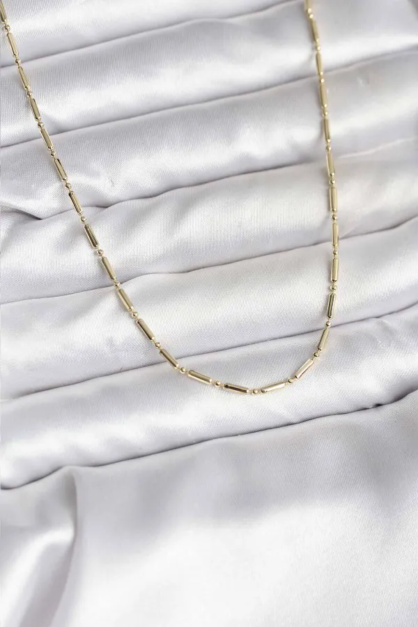 14K Gold Renk Kaplama Zincir Model CM Kadın Kolye