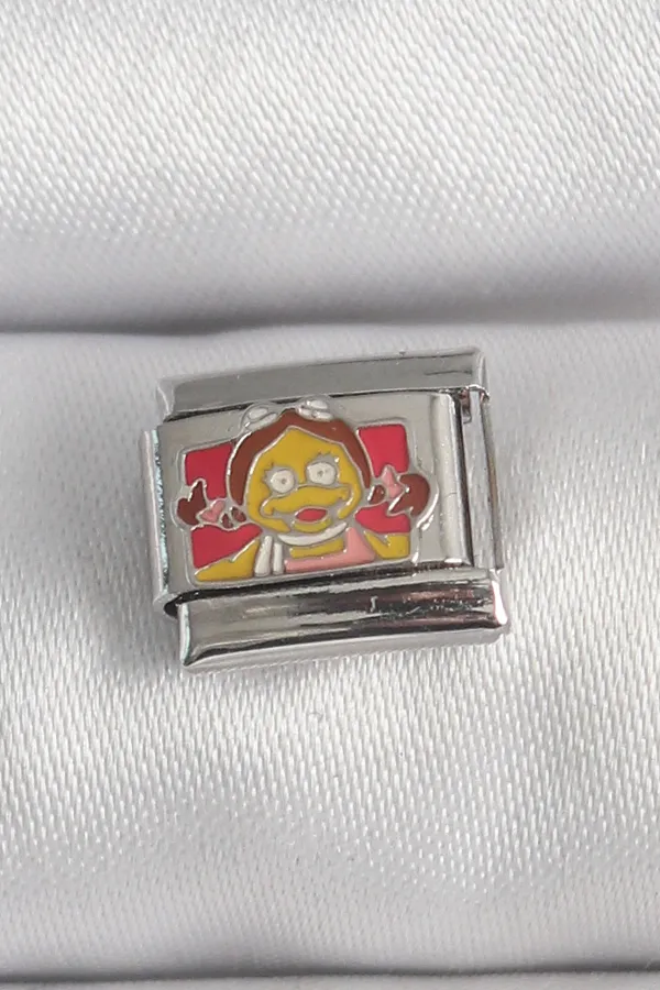 316L Çelik Gümüş Renk Renkli Çocuk İşlemeli Nomination Charm