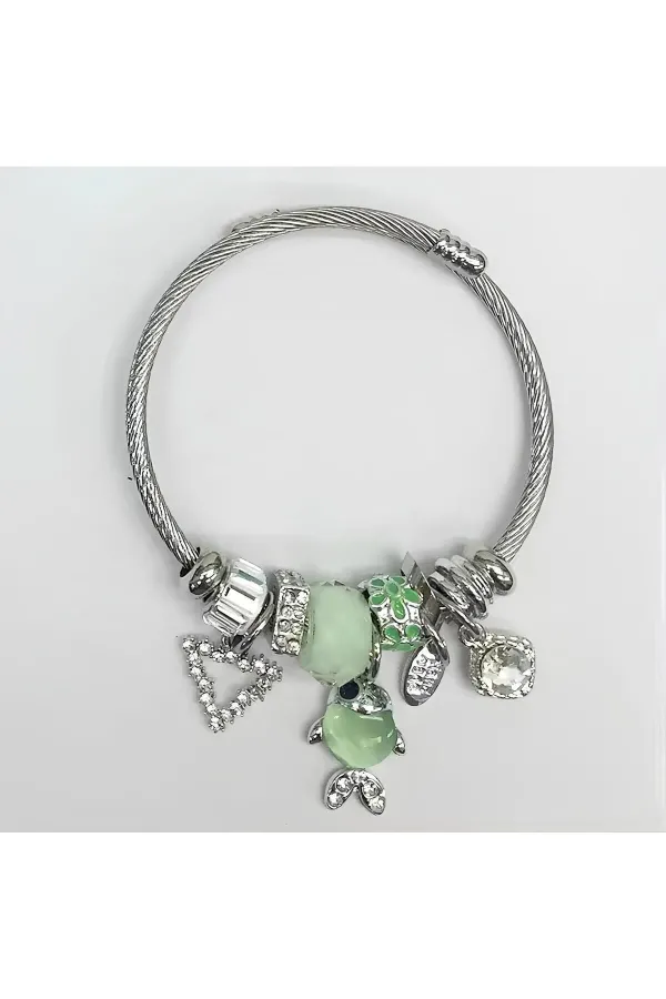 Balık Figürlü Bileklik Çelik Silver | 316l Çelik - Kararmaz | Hediye Kadın